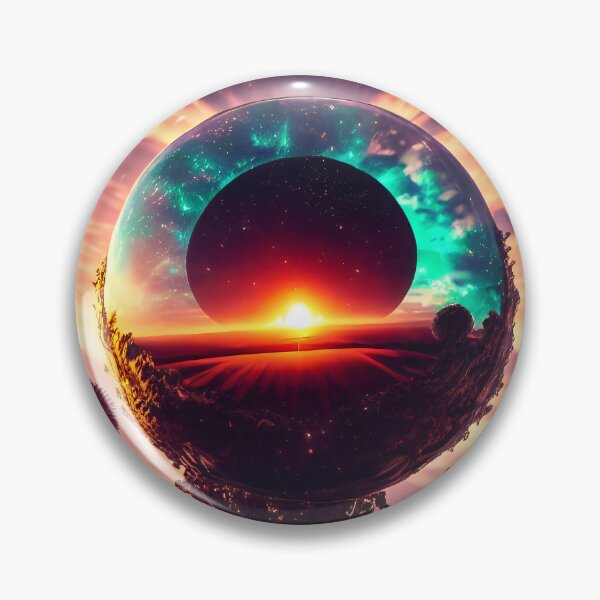 Artikelvorschau, Exoplanet Gliese 581R sureal, fiktiv, bunt. entworfen und verkauft von ArtCreator2023.