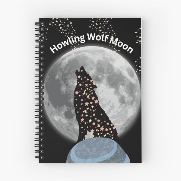 Item preview, Mid century modern january full moon wolf designed and sold by LGMmugsdesign.