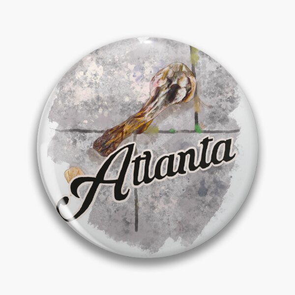 Item preview, Atlanta Landmark Discarded Chicken Wing  designed and sold by Thimblesnthread.