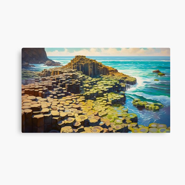 Giant's Causeway in the Sunshine Canvas Print