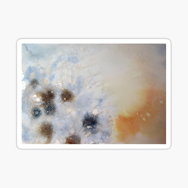 Abstract Painting-Sunspots Sticker