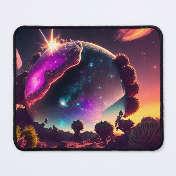 Item preview, Exoplanet Gliese 581T sureal, fictional, colorful. designed and sold by ArtCreator2023.