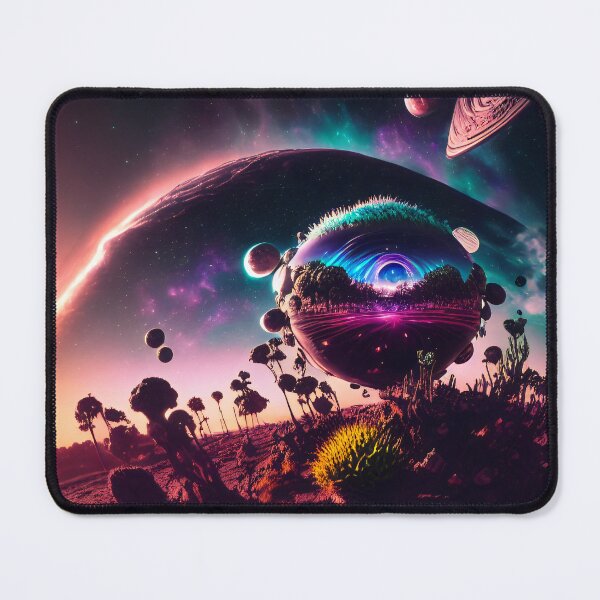Item preview, Exoplanet Gliese 581U sureal, fictional, colorful. designed and sold by ArtCreator2023.