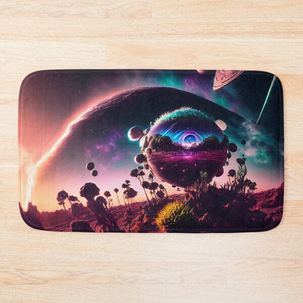 Item preview, Exoplanet Gliese 581U sureal, fictional, colorful. designed and sold by ArtCreator2023.