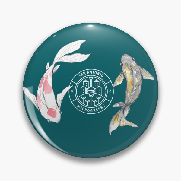 Item preview, San Antonio Microgreens Koi Logo designed and sold by SAMicrogreens.