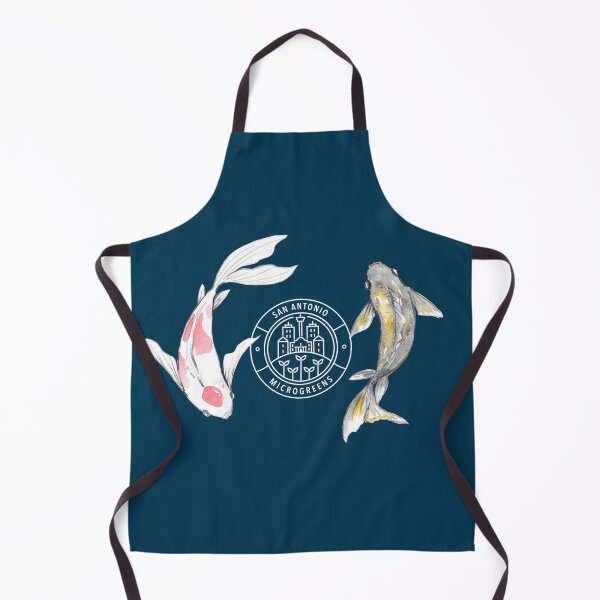 Item preview, San Antonio Microgreens Koi Logo designed and sold by SAMicrogreens.