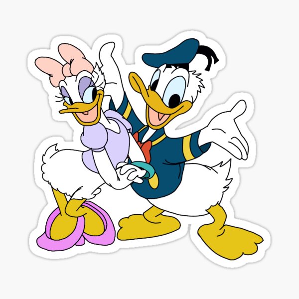 #1 ducks Sticker