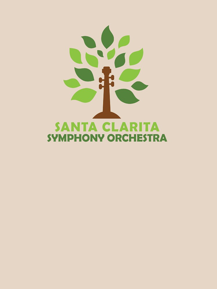 Thumbnail 3 of 3, Relaxed Fit T-Shirt, Santa Clarita Symphony Orchestra - full color logo designed and sold by scsorchestra.