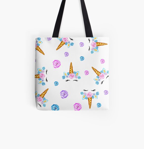 Unicorn All Over Print Tote Bag