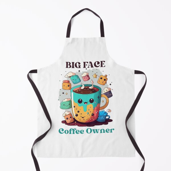 Item preview, BIG FACE COFFEE OWNER kawaii cute funny colorful cup joyful designed and sold by lesvalises.