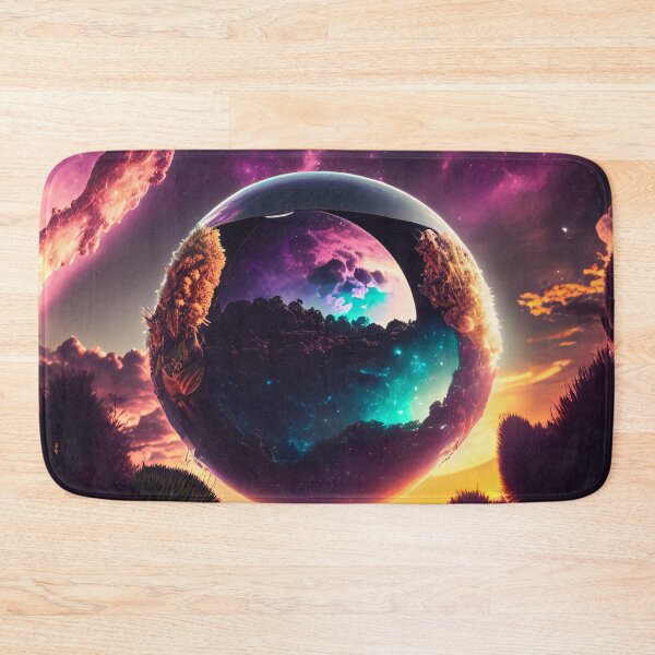 Item preview, Exoplanet Gliese 581V sureal, fictional, colorful. designed and sold by ArtCreator2023.