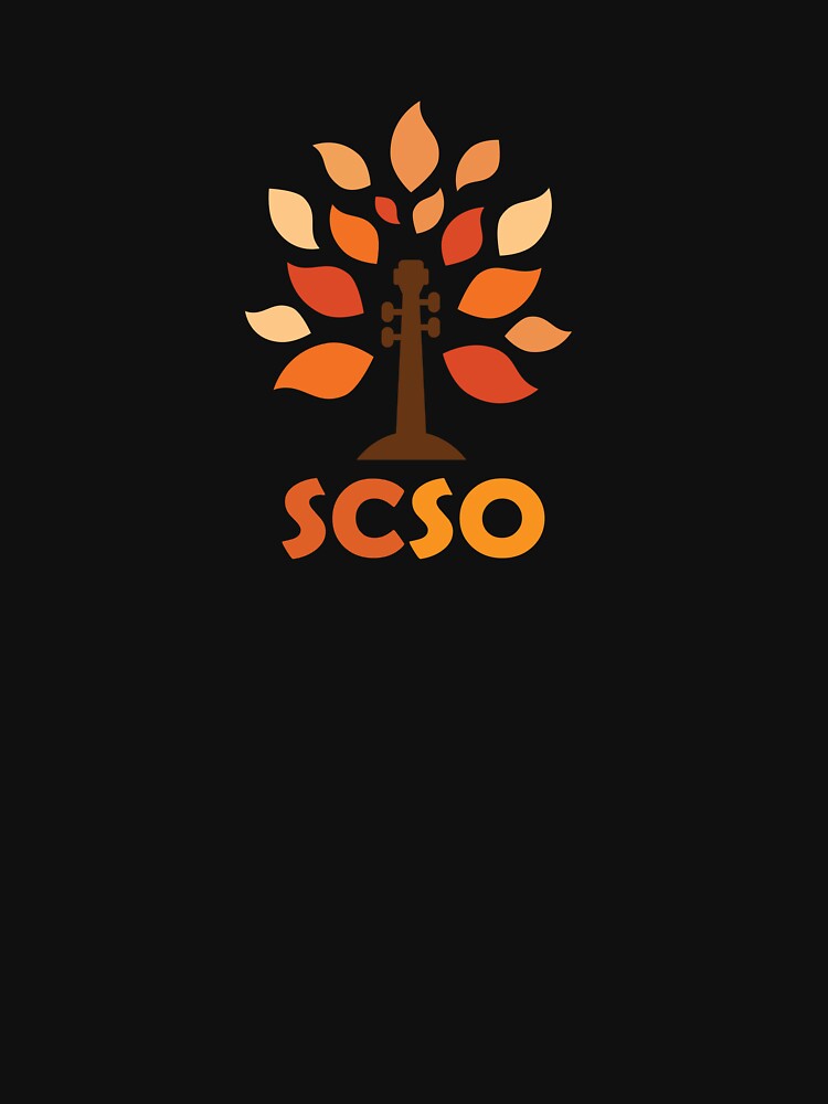 Thumbnail 7 of 7, Essential T-Shirt, SCSO logo in fall colors designed and sold by scsorchestra.