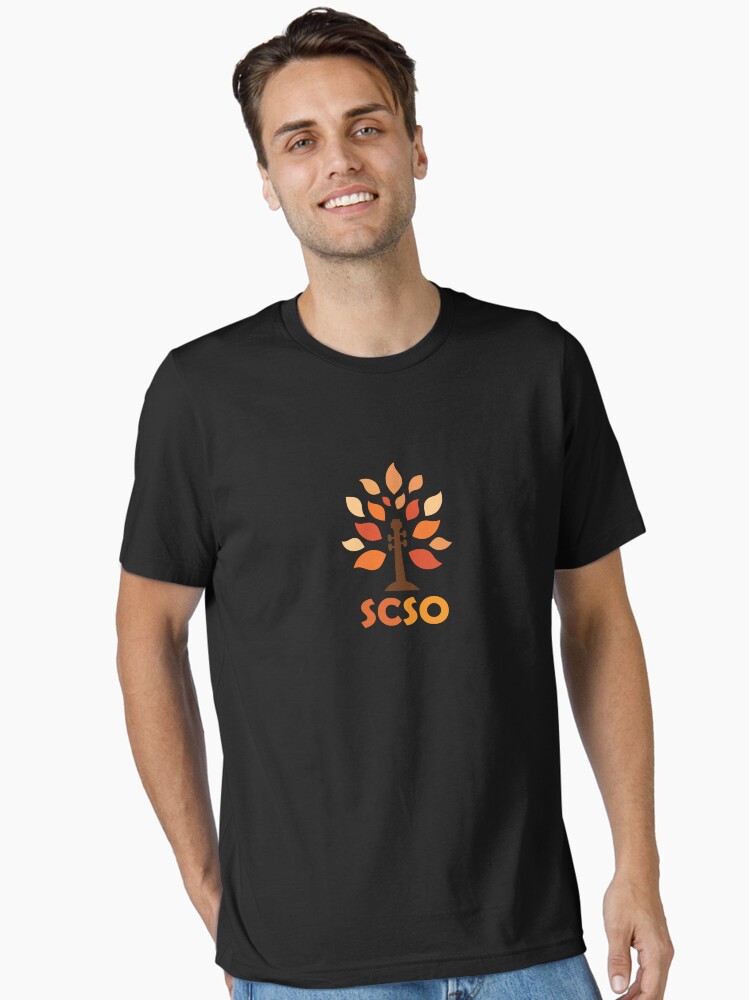 Thumbnail 2 of 7, Essential T-Shirt, SCSO logo in fall colors designed and sold by scsorchestra.