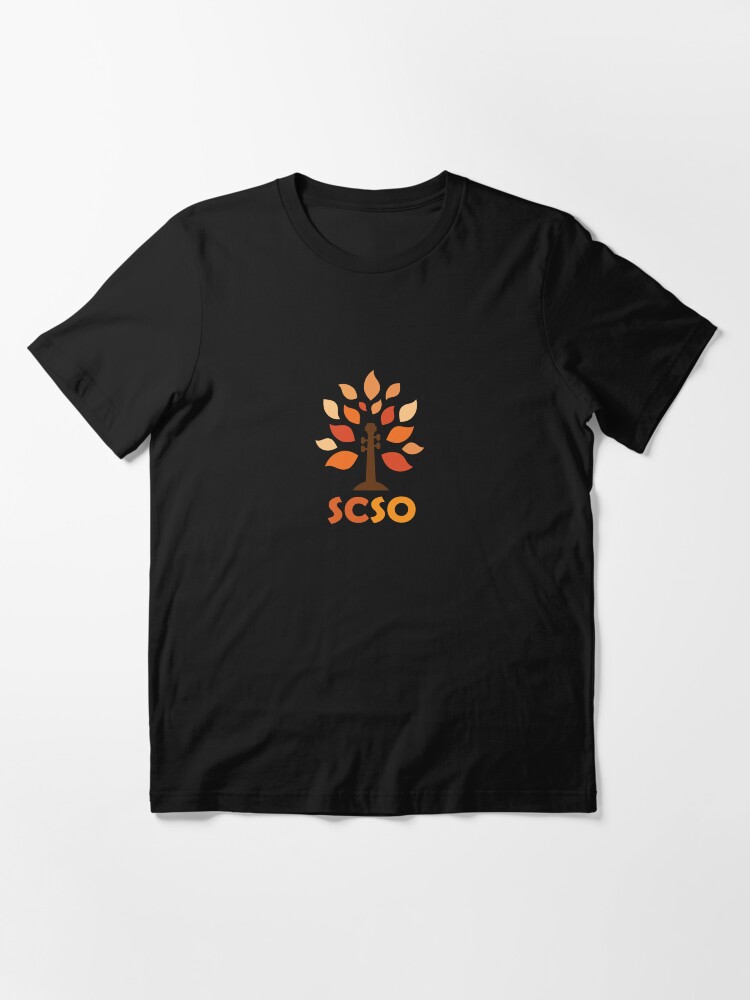 Thumbnail 3 of 7, Essential T-Shirt, SCSO logo in fall colors designed and sold by scsorchestra.
