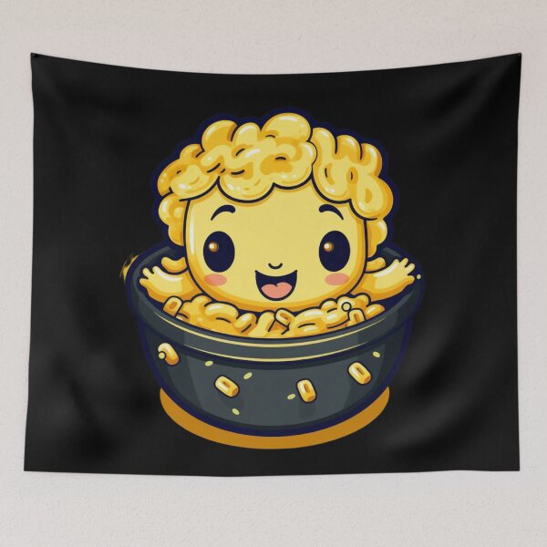 Aperçu de l'œuvre Cute KawaiiMadness Kawaii Mac & Cheese créée et vendue par KawaiiMadness7.