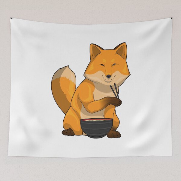 Item preview, Fox Ramen Bowl designed and sold by Snabdesign84.