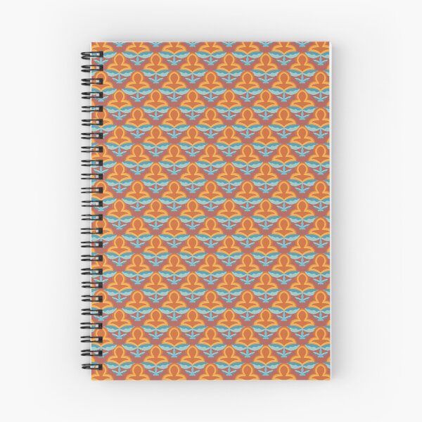 Item preview, Estilo vintage retro naranja y azul designed and sold by Flofloart.