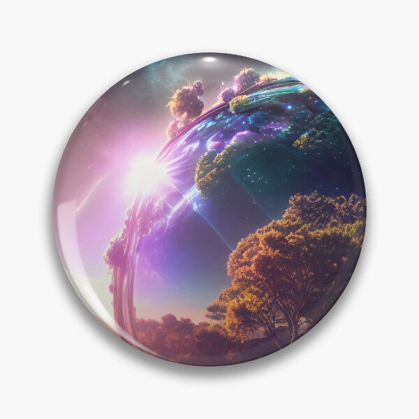 Artikelvorschau, Exoplanet Gliese 581X sureal, fiktiv, bunt. entworfen und verkauft von ArtCreator2023.