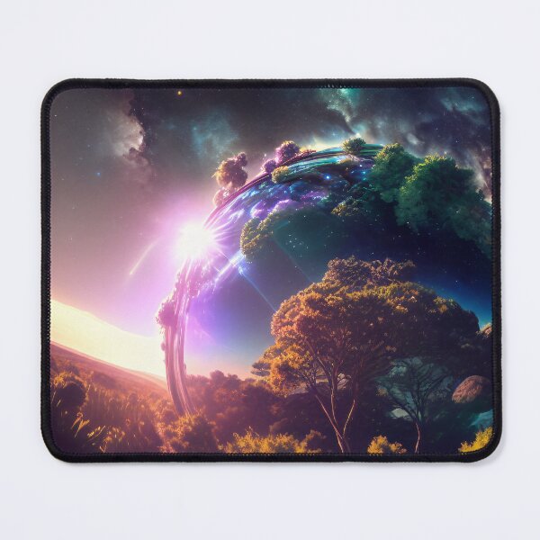 Item preview, Exoplanet Gliese 581X sureal, fictional, colorful. designed and sold by ArtCreator2023.