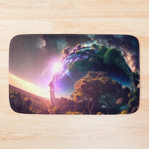 Item preview, Exoplanet Gliese 581X sureal, fictional, colorful. designed and sold by ArtCreator2023.