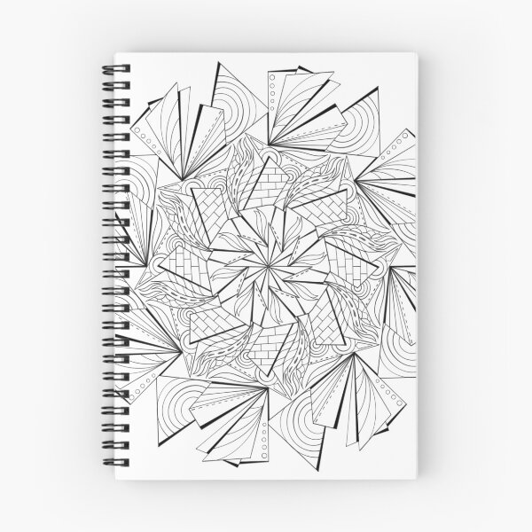 Item preview, Vector hand drawn doodle mandala with leaf. Ethnic mandala with black line ornament. Isolated. Illustration on doodle style. designed and sold by WP-7824.