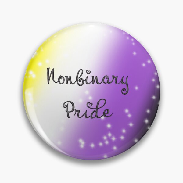Item preview, Nonbinary Pride Merch With Sparkle / Glitter Effect designed and sold by ArtbyDannyGavin.