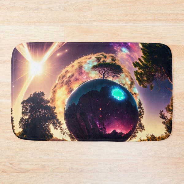 Item preview, Exoplanet Gliese 581Y sureal, fictional, colorful. designed and sold by ArtCreator2023.