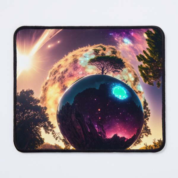 Item preview, Exoplanet Gliese 581Y sureal, fictional, colorful. designed and sold by ArtCreator2023.