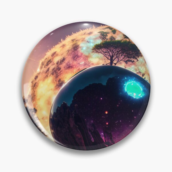 Artikelvorschau, Exoplanet Gliese 581Y sureal, fiktiv, bunt. entworfen und verkauft von ArtCreator2023.