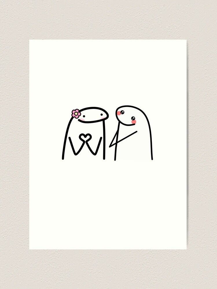 Flork in love meme pack, bundle Art Board Print for Sale by LatinoPower