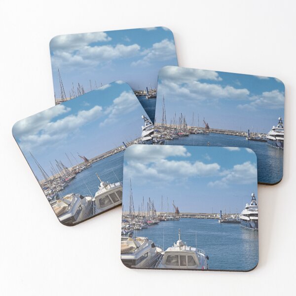 Item preview, Port Lympia with luxury yachts and sailboats in Nice France designed and sold by goceris.