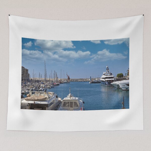 Item preview, Port Lympia with luxury yachts and sailboats in Nice France designed and sold by goceris.