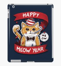 Happy Meow Year iPad Case/Skin