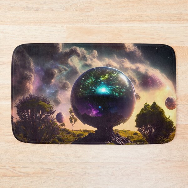 Item preview, Exoplanet Gliese 581Z sureal, fictional, colorful. designed and sold by ArtCreator2023.