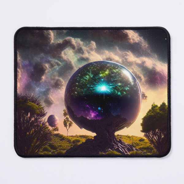 Item preview, Exoplanet Gliese 581Z sureal, fictional, colorful. designed and sold by ArtCreator2023.