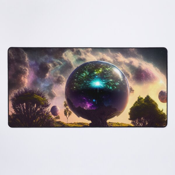 Item preview, Exoplanet Gliese 581Z sureal, fictional, colorful. designed and sold by ArtCreator2023.