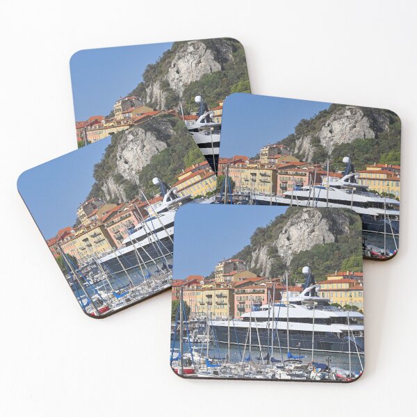 Item preview, Port Lympia with yachts and sailboats in Nice France  designed and sold by goceris.