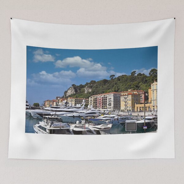 Item preview, Port Lympia with yachts and sailboats in Nice  designed and sold by goceris.