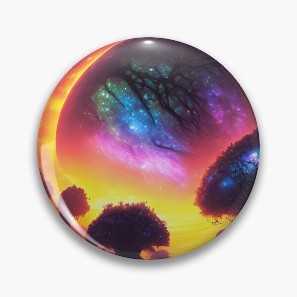 Artikelvorschau, Exoplanet Kepler-90 sureal, fiktiv, bunt. entworfen und verkauft von ArtCreator2023.