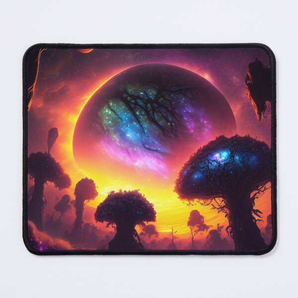 Item preview, Exoplanet Kepler-90 sureal, fictional, colorful. designed and sold by ArtCreator2023.