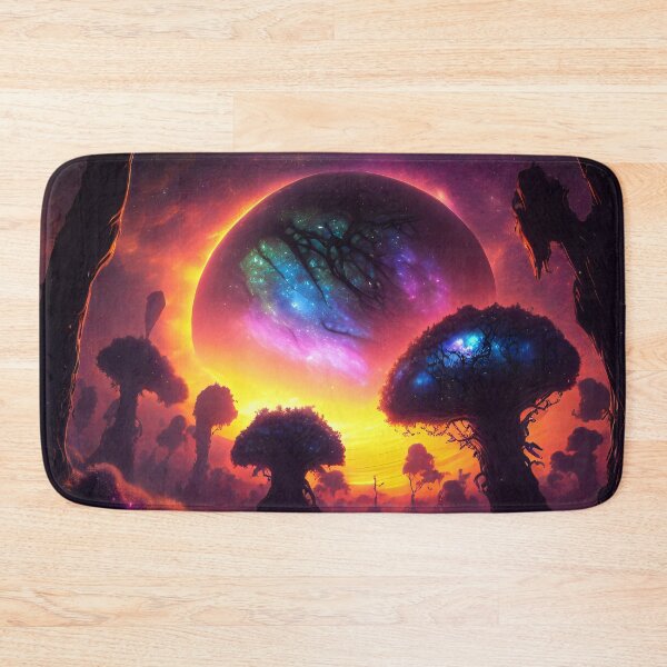 Item preview, Exoplanet Kepler-90 sureal, fictional, colorful. designed and sold by ArtCreator2023.