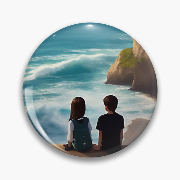 Item preview, couple watching the sea designed and sold by ViktorVigo.