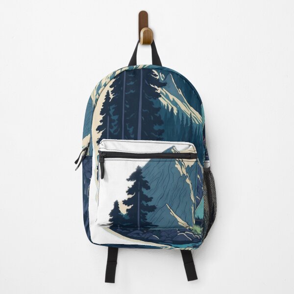Item preview, Mountain Camping Adventure: A Colorful Cartoon Illustration designed and sold by RedArtG09.