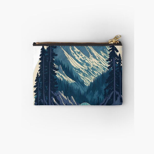 Item preview, Mountain Camping Adventure: A Colorful Cartoon Illustration designed and sold by RedArtG09.