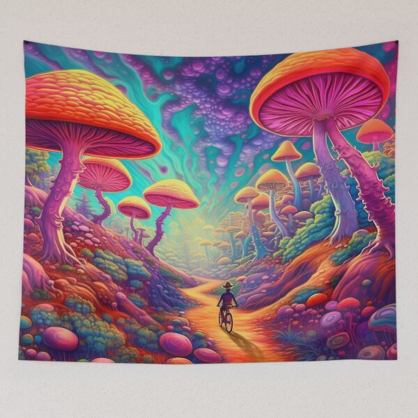 Item preview, Psychedelic Bright Ride  designed and sold by Shroomworlds.