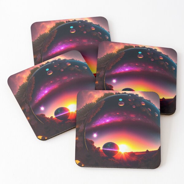 Item preview, Exoplanet Kepler-90B sureal, fictional, colorful. designed and sold by ArtCreator2023.