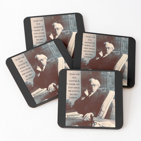 Item preview, Bertrand Russell quote: “Do not fear to be eccentric in opinion,....” designed and sold by artbleed.