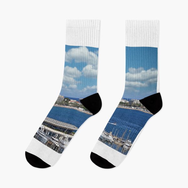 Item preview, Cannes city and beach skyline summertime France designed and sold by goceris.