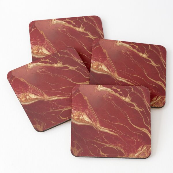 Item preview, red marble with gold veins designed and sold by nigejohn.
