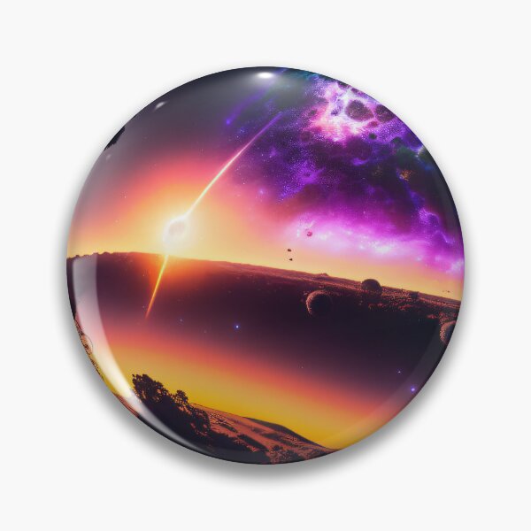 Artikelvorschau, Exoplanet Kepler-90C sureal, fiktiv, bunt. entworfen und verkauft von ArtCreator2023.